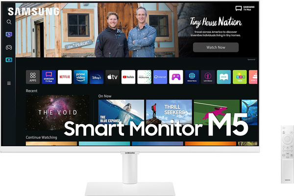 Monitor Samsung Smart M5 Biały LS27BM501EUXEN Full HD 60Hz VA 27"