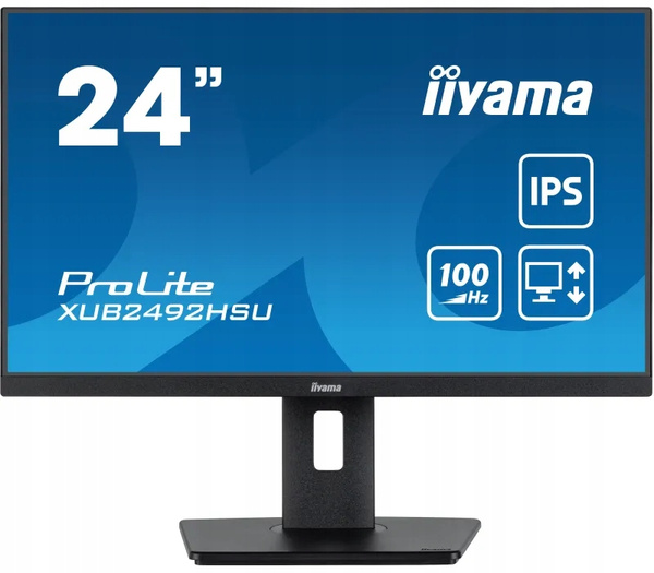 Monitor LED iiyama XUB2492HSU-B6 23,8 " 1920 x 1080 px IPS / PLS (XUB2492HSU-B6)
