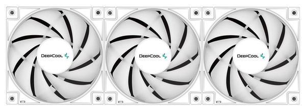 Zestaw 3 wentylatorów DeepCool FC120 White ARGB LED PWM (FC120WH3IN1)