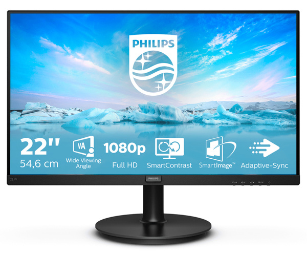 Monitor LED Philips 221V8A/00 21,5 " 1920 x 1080 px VA (221V8A/00)