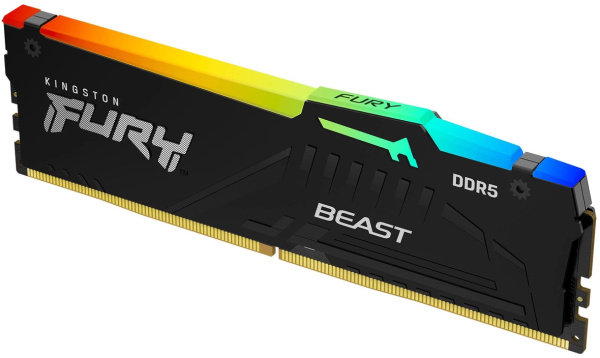 Pamięć RAM Kingston Fury Beast RGB DDR5 8GB 5200MHz CL36 (KF552C36BBEA-8)