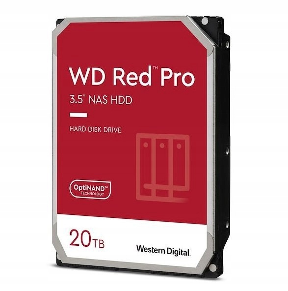 Dysk twardy HDD Western Digital Red Pro WD201KFGX 20TB SATA III 3,5" (718037894164)