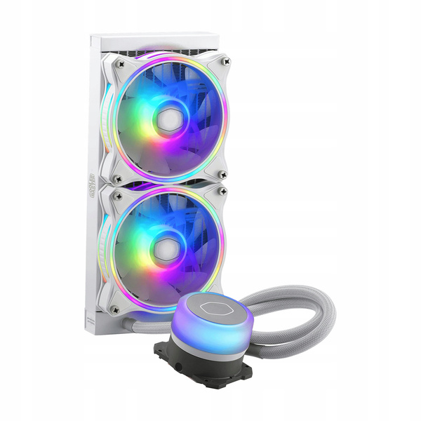 Chłodzenie wodne Cooler Master MasterLiquid ML240 Illusion White Edition 