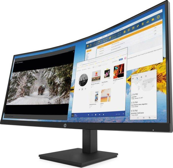 Monitor zakrzywiony HP M34d 100Hz 3440x1440 UWQHD 21:9 (3B1W4E9)