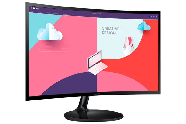 Zakrzywiony Monitor Samsung Essential S3 24” 100Hz FHD S36GD LS24D360GAUXEN