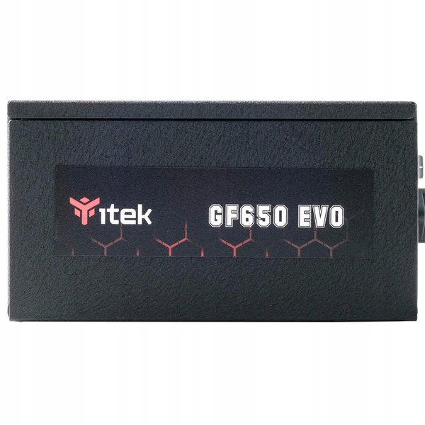 Zasilacz modularny ATX iTek GF650 EVO 650W ITPSEGF650 GOLD