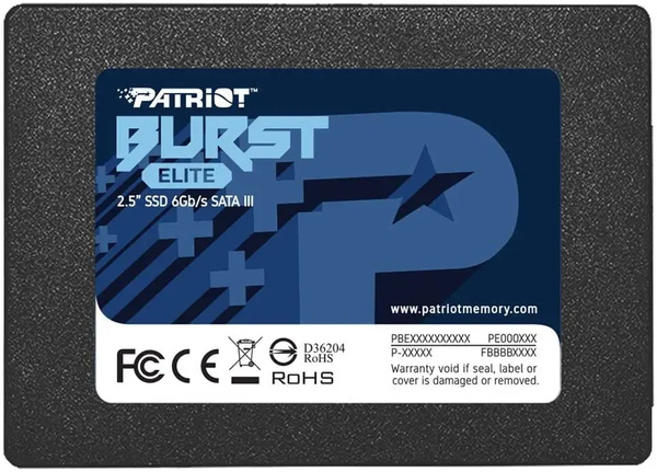 Dysk SSD Patriot Burst Elite 240GB 2,5" SATA III (PBE240GS25SSDR)