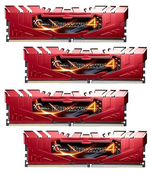 Pamięć RAM G.SKILL Ripjaws 4 16GB (4x4GB) DDR4 2666MHz CL15 (F4-2666C15Q-16GRR)