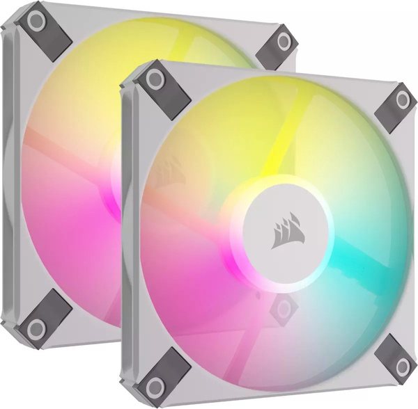 Zestaw dwóch wentylatorów Corsair iCUE AF120 RGB + Hub (CO-9050165-WW)