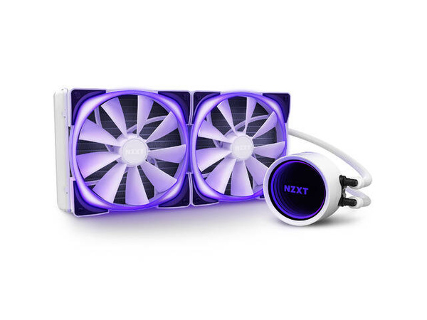 Chłodzenie wodne NZXT Kraken X63 white 280 mm (RL-KRX63-RW) 