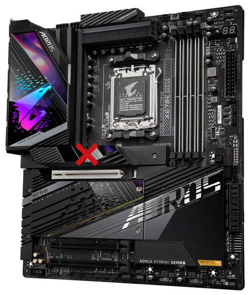 Płyta główna E-ATX Gigabyte X670E Aorus Xtreme (Socket AM5) (U)