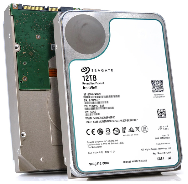 Dysk HDD Seagate IronWolf ST12000VN008 12TB