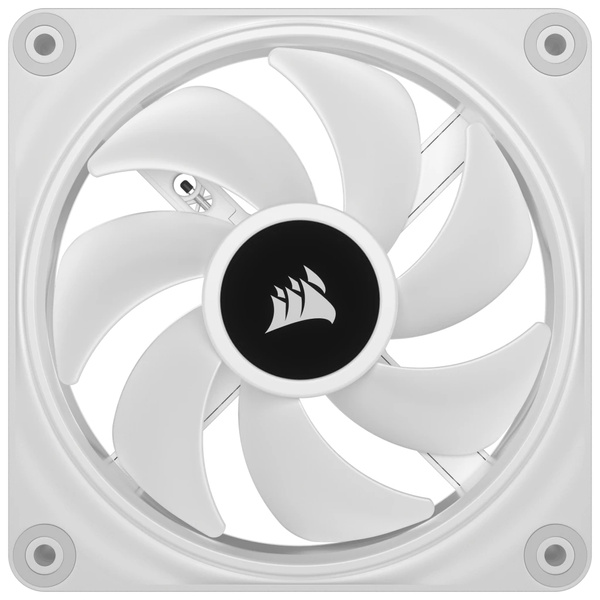 Zestaw trzech wentylatorów Corsair iCUE LINK QX120 RGB White 3x120mm (CO-9051006-WW)