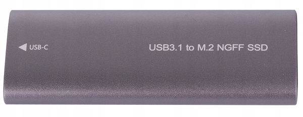 OBUDOWA ADAPTER DYSKU KIESZEŃ M.2 SATA NGFF USB 3.1 USB TYP-C