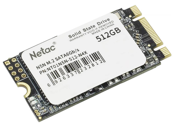 Dysk SSD M.2 SATA Netac 512GB (NT01N5N-512-N4X)