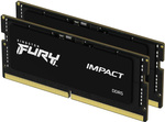 Pamieć RAM SO-DIMM Kingston Fury Impact 32GB (2x16GB) DDR5 5600MHz CL40 (KF556S40IBK2-32)