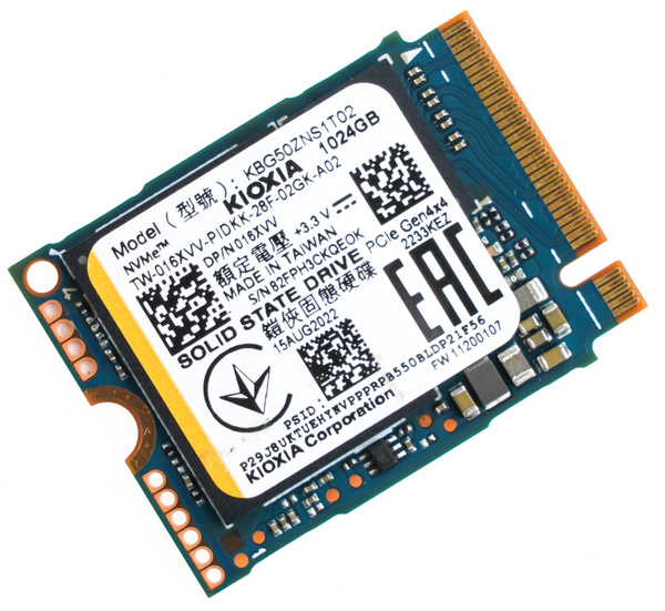 Dysk SSD M.2 NVMe 2230 Kioxia KBG50ZNS1T02 1TB (USZKODZONY)