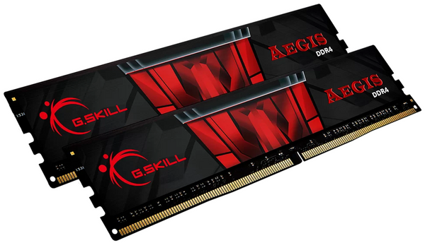 Pamięć RAM G.SKILL Aegis 32GB (2x16GB) DDR4 2666MHz CL19 F4-2666C19D-32GIS