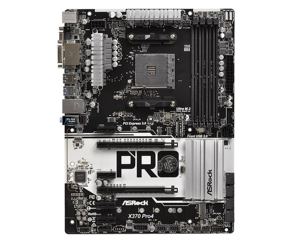 Płyta główna ATX ASRock X370 Pro4 (X370 PRO4) USZKODZONA