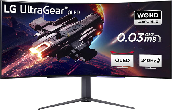 Monitor OLED LG UltraGear 45GR95QE-B