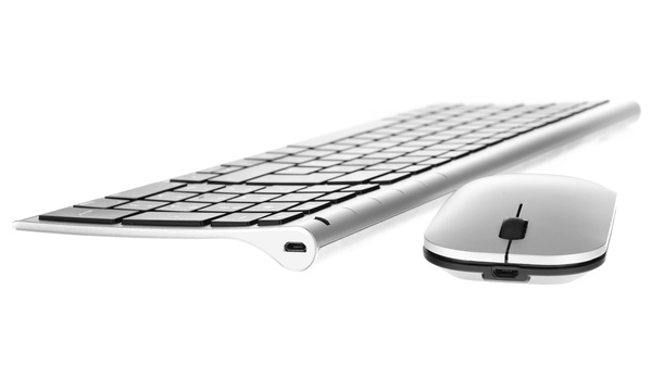 Bezprzewodowa klawiatura Premium Slim HW193 i myszka MW158 2.4GHz USB