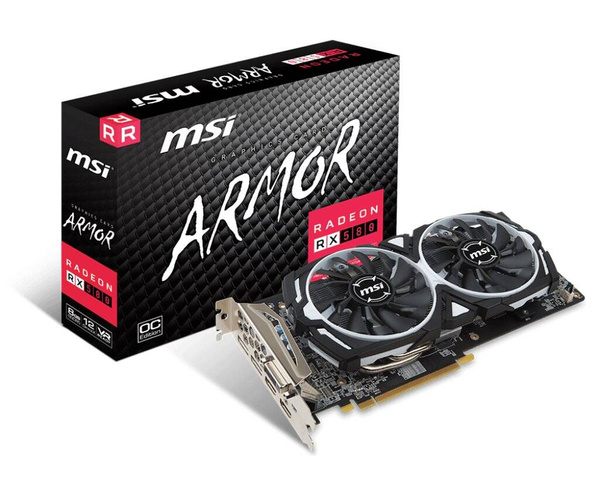 Karta graficzna MSI Radeon RX 580 Armor OC 8 GB (V341-064R) USZKODZONA