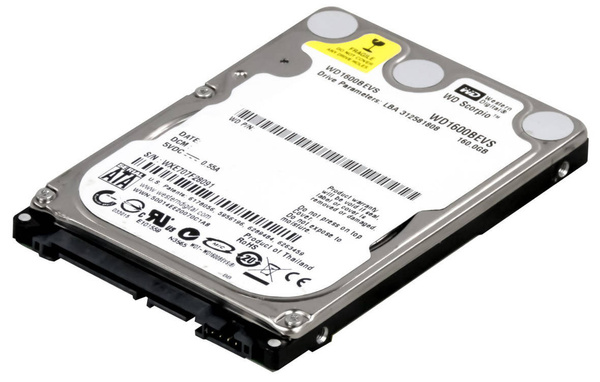 Dysk HDD 2.5 Western Digital Scorpio Blue 160GB (WD1600BEVS)