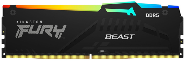 PAMIĘĆ RAM KINGSTON FURY BEAST RGB 16GB (1x16GB) DDR5 6000MHz CL36