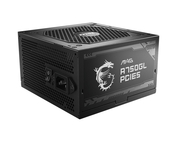 Zasilacz MSI MAG A750GL PCIE5 750 W 80 PLUS Gold (MAG A750GL PCIE5)