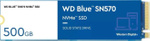 Dysk SSD WD Blue SN570 500GB M.2 2280 PCI-E x4 Gen3 NVMe (WDS500G3B0C)