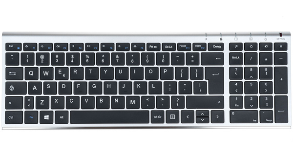 Bezprzewodowa klawiatura Premium Slim HW193 i myszka MW158 2.4GHz USB