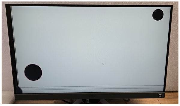 Monitor LED Benq Mobiuz EX240N 23,8" 1920 x 1080 px VA  USZKODZONY (9H.LL6LB.QBE)