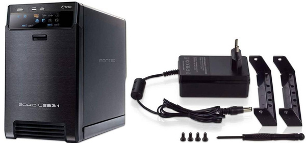 Obudowa HDD 3.5" RAID Fantec QB-X2U31R 2-Bay