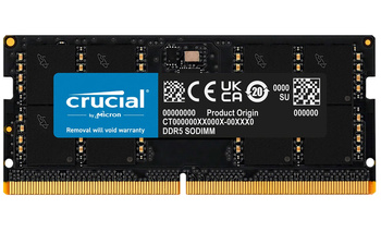 Pamięć RAM DDR5 SODIMM Crucial CT48G56C46S5 48GB 5600MHz CL46