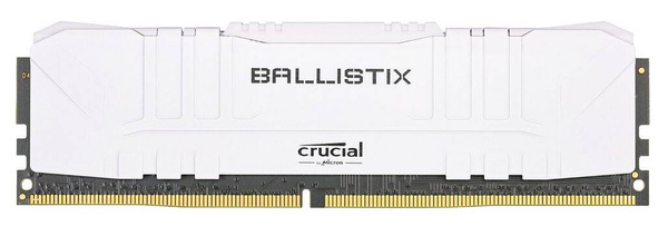 Pamięć RAM Crucial Ballistix White 1x8GB DDR4 2666MHz CL16 (BL8G26C16U4W) USZKODZONY