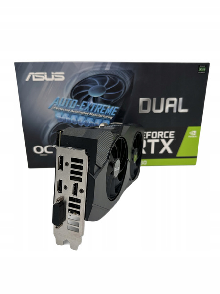 Karta graficzna Asus Dual RTX 2060 EVO OC 6 GB 6 GB (DUAL-RTX2060-O6G-EVO) USZKODZONA