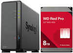 Serwer NAS Synology DiskStation DS124 8TB WD RED PRO