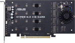 Kontroler Asus PCIe 3.0 x16 - 4x M.2 HyperM.2 X16 Card V2 (90MC06P0-M0EAY0)