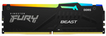 PAMIĘĆ RAM KINGSTON FURY BEAST RGB 16GB (1x16GB) DDR5 5200MHz CL40 Niekompletne