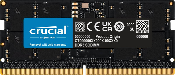 Pamięć RAM SODIMM Crucial 32GB DDR5 4800MHz CL40 (CT32G48C40S5)