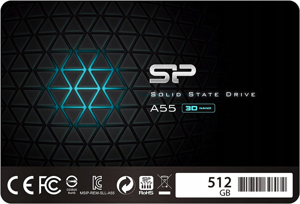 Dysk SSD Silicon Power Ace A55 256GB 2,5" SATA III (SP256GBSS3A55S25) USZKODZONY