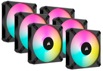 Zestaw 6 wentylatorów 120mm Corsair AF120 RGB Elite z kontrolerem Core XT (CO-9050153-WW/CL-9011112-WW)