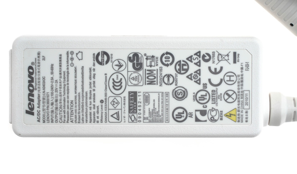 Zasilacz Lenovo LN-A0403A3C White 40W / 20V~2.0A / 5.5mm x 2.5mm