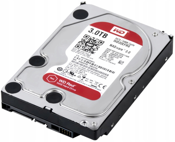 Dysk twardy Western Digital Red 3TB SATA 3,5" (U) (WD30EFRX)