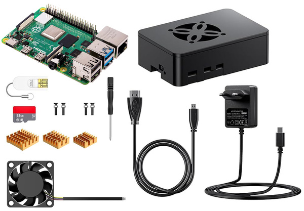 Zestaw startowy Raspberry Pi 4 Model B 8GB Starter Kit