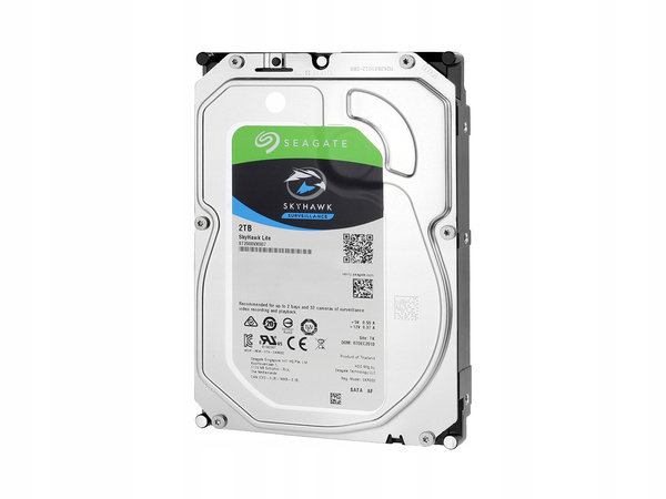 Dysk twardy HDD Seagate SkyHawk 2TB 3,5" SATA USZKODZONY (ST2000VX017)