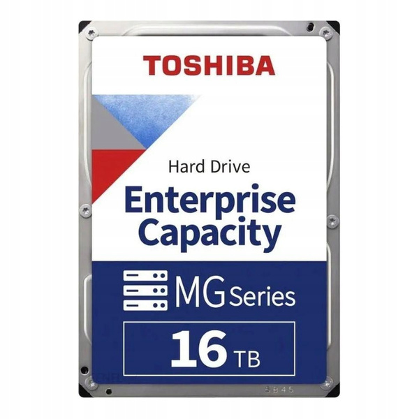 Dysk Toshiba MG08ACA16TE 16000 GB 3,5" SATA (MG08ACA16TE)USZKODZONY