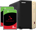 Serwer NAS Qnap TS-264 16TB (2x8TB) Seagate IronWolf / 16GB RAM