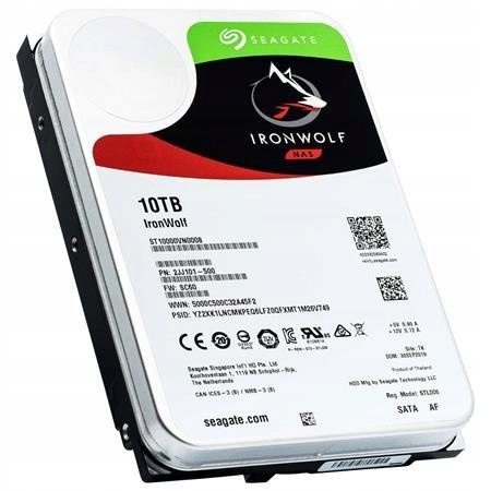 Dysk twardy Seagate IronWolf ST10000VN000 10TB SATA III 3,5" (ST2000VX015)