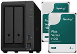 Serwer NAS Synology DiskStation DS723+ 8TB (2x4TB) Synology HAT3300-4T